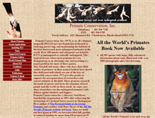 Tablet Screenshot of primate.org